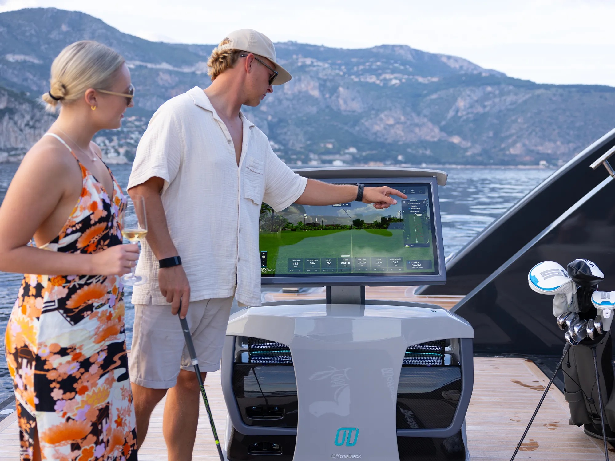 Off the Deck selecting game modes on the SeaDrive CX